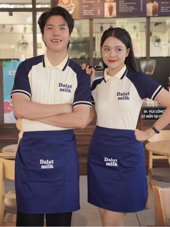 Đồng phục áo polo màu đỏ đô nổi bật