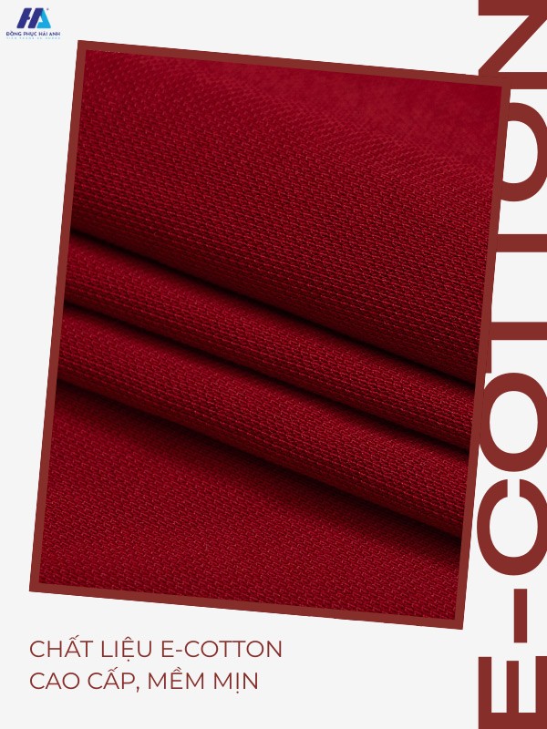 Vải Ecotton may đồng phục sở hữu nhiều ưu điểm nổi bật