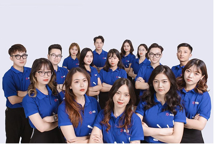 Mẫu áo polo đồng phục MB Bank trẻ trung và năng động