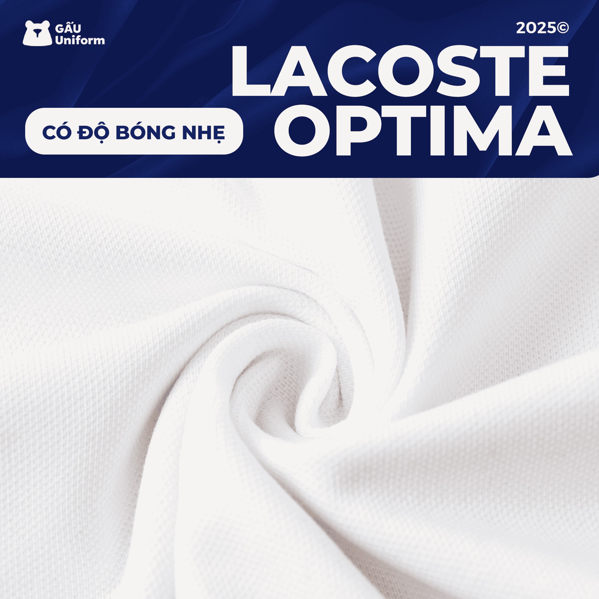Vải Lacoste đồng phục msb