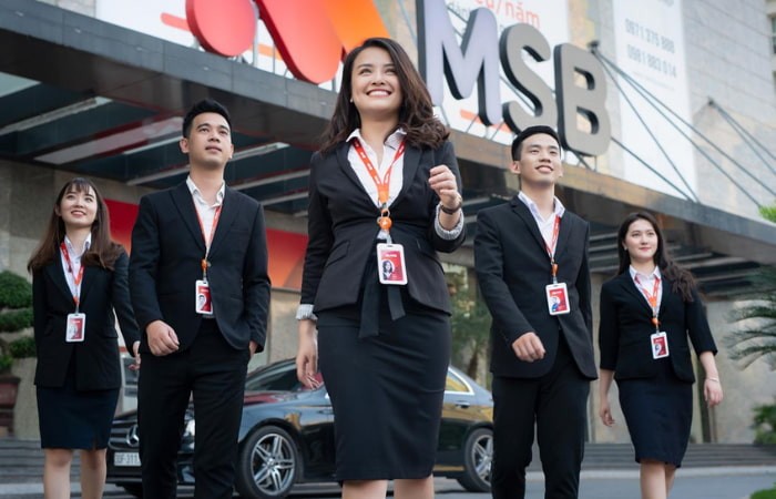 Mẫu áo vest đồng phục msb