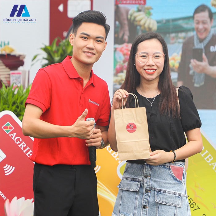 Mẫu đồng phục áo polo Agribank đẹp, trẻ trung và hiện đại