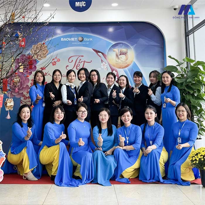 Đặc trưng thiết kế và màu sắc đồng phục ngân hàng Bảo Việt Bank