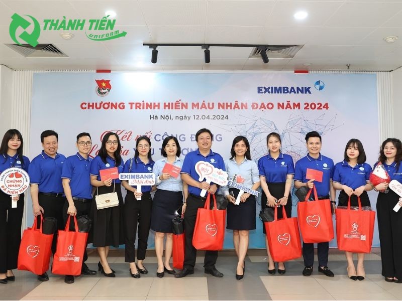 Vải thun cotton 100% mang lại sự thoải mái tối đa cho đồng phục