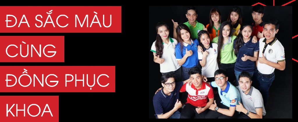 Đồng phục Khoa giúp sinh viên thể hiện bản sắc riêng và niềm tự hào về ngành học tại Đại học Tôn Đức Thắng
