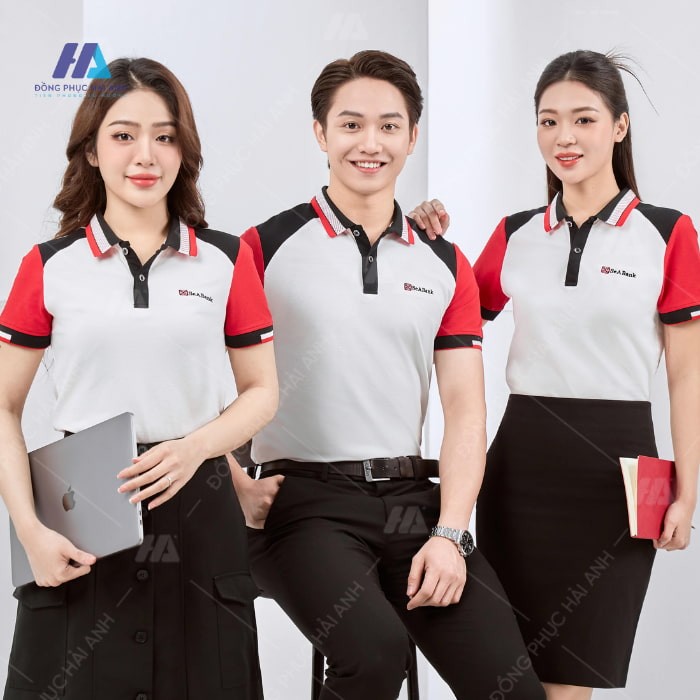 Năng động và thoải mái với những mẫu đồng phục áo thun công sở