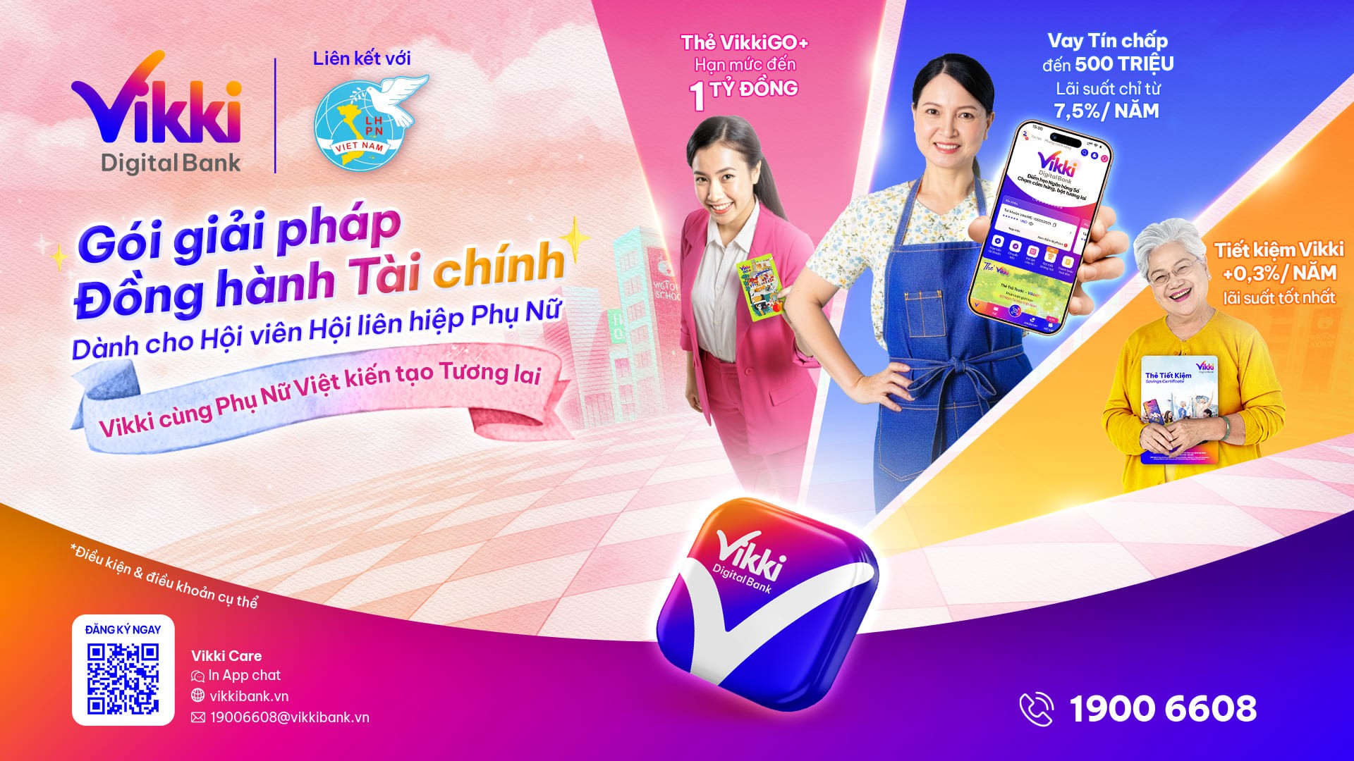 Gói giải pháp Đồng hành Tài chính từ Vikki Digital Bank giúp Phụ Nữ Việt tiếp cận tài chính số dễ dàng hơn
