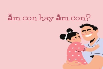 Hình ảnh phân biệt "ẳm" hay "ẵm" minh họa cho sự phức tạp trong chính tả tiếng Việt
