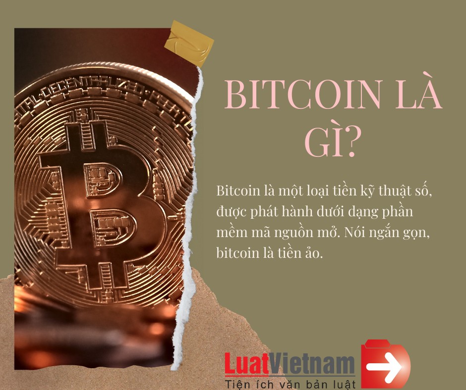 Biểu tượng Bitcoin nổi bật trên nền các mã số nhị phân tượng trưng cho công nghệ
