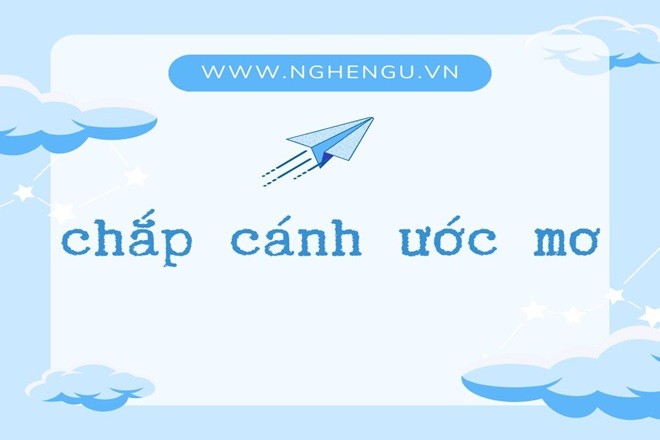 Hình ảnh minh họa hai chú chim đang cùng nhau bay lượn trên bầu trời xanh thẳm, tượng trưng cho sự chắp cánh ước mơ