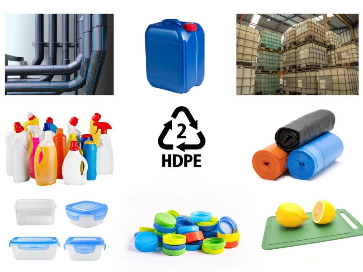 Chai lọ và vật dụng sinh hoạt làm từ nhựa HDPE