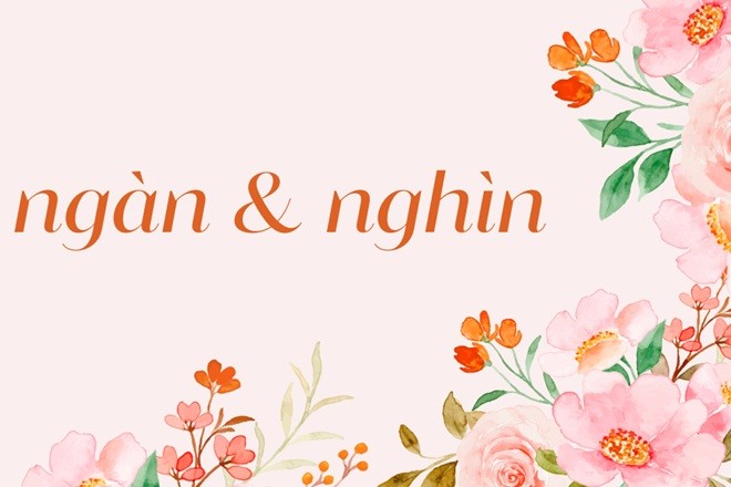 Người đang phân vân giữa việc viết "ngàn" hay "nghìn" trên một tờ giấy