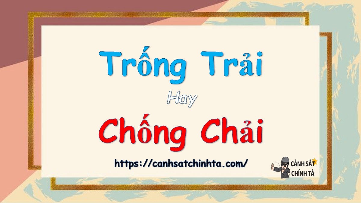 Ý nghĩa của trống trải và chống chải trong tiếng Việt