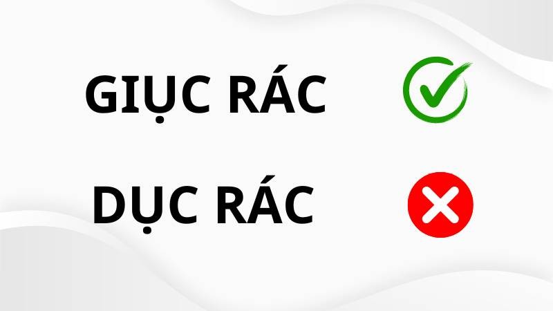 Người đang chuẩn bị vứt rác vào thùng rác công cộng để giữ vệ sinh môi trường