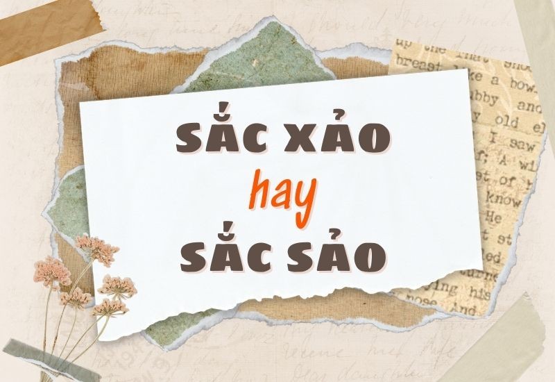 Hình ảnh minh họa sự nhầm lẫn giữa sắc xảo và sắc sảo