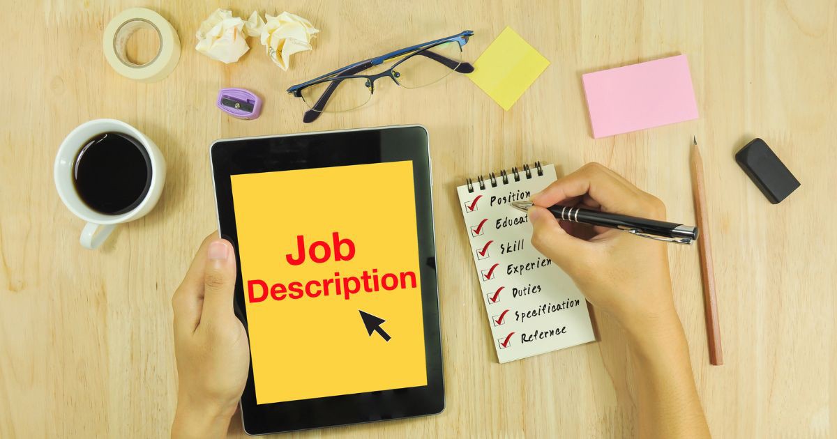 Các phần thiết yếu cấu thành một bản Job Description đầy đủ và chuyên nghiệp