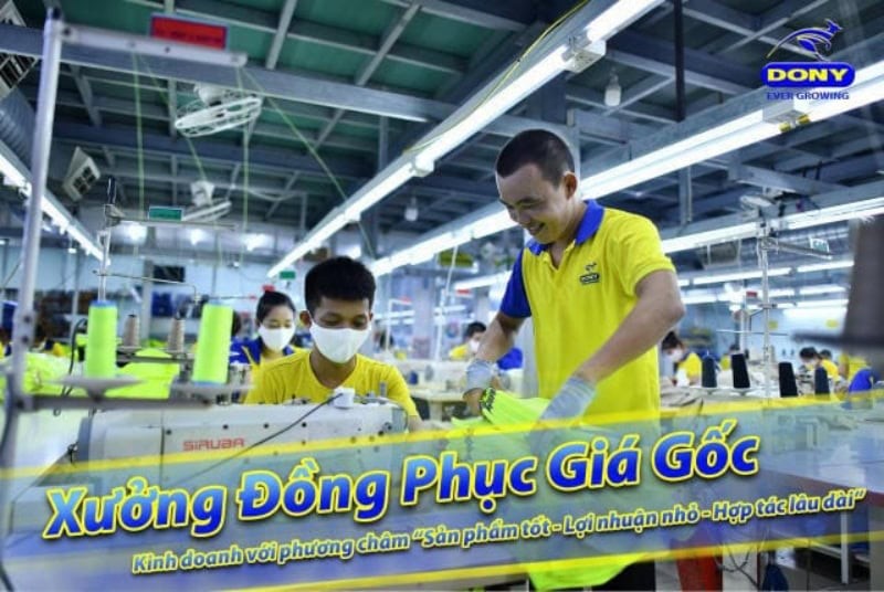 DONY cung cấp giải pháp đồng phục áo thun toàn diện với tiêu chuẩn xuất khẩu