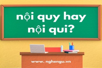 Hình ảnh minh họa cho sự nhầm lẫn giữa nội quy và nội qui
