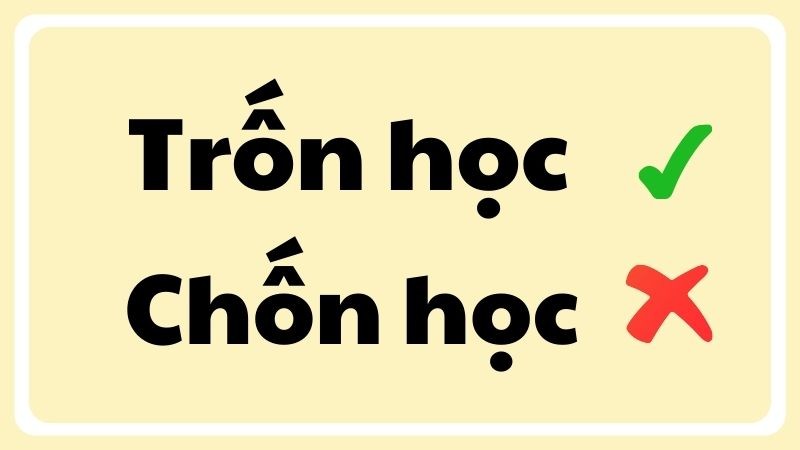 Học sinh nên lựa chọn học tập thay vì trốn học
